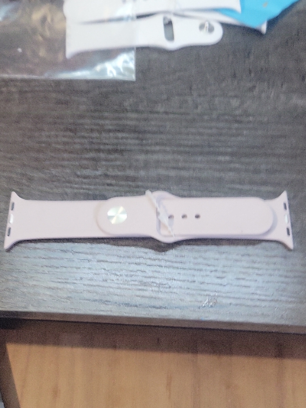 Soft Pink Silicone Apple Watch Band Replacement for Women